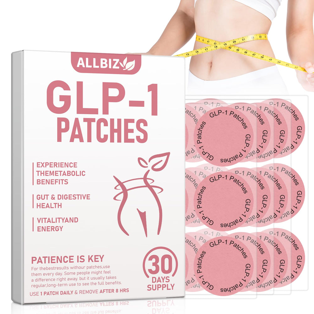 ALLBIZ GLP-1 patches pack front for easy daily use.