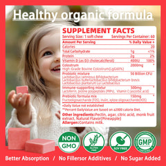 Allcoovita strawberry flavor pack for on the go snacking