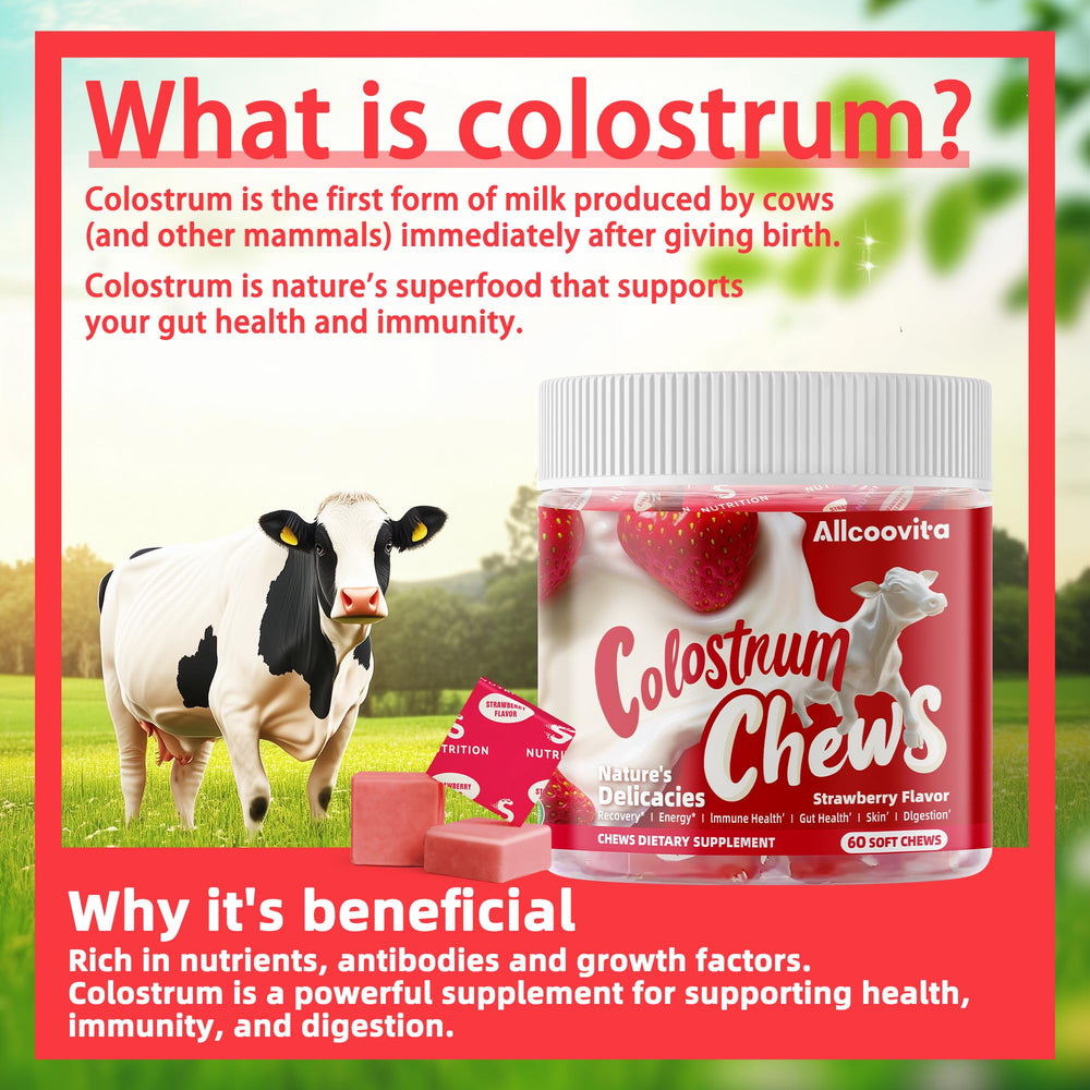 Allcoovita chews close-up, soft gummy texture for easy daily chewing