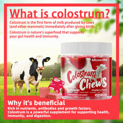 Allcoovita chews close-up, soft gummy texture for easy daily chewing