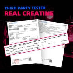 Allcoovita creatine gummy raspberry closeup highlighting flavor and potency