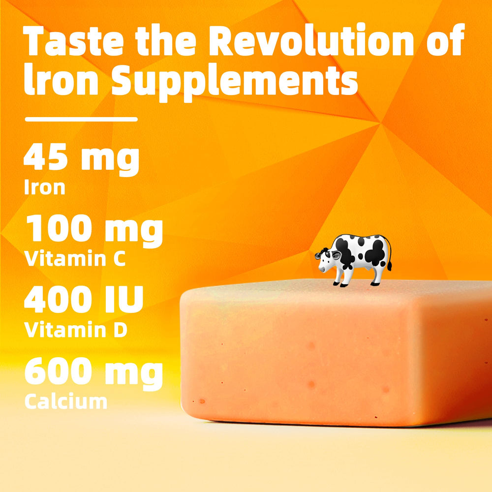 Allcoovita Iron Soft Chews gluten-free mark, suitable for gluten-free diets.