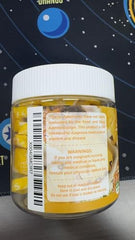 Allcoovita magnesium glycinate pineapple chews texture close-up for easy daily use.