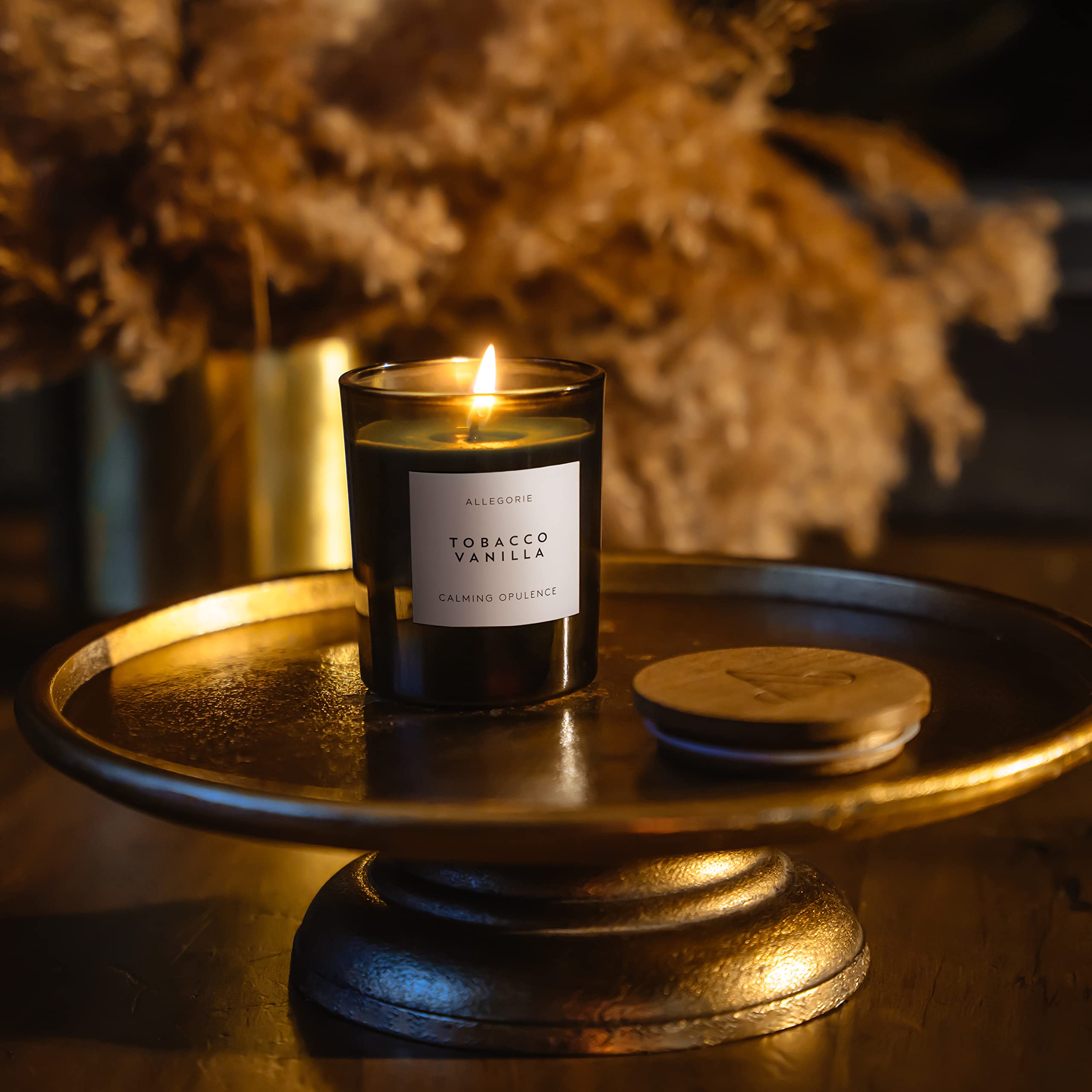 Allegorie natural soy wax close-up highlighting clean burn