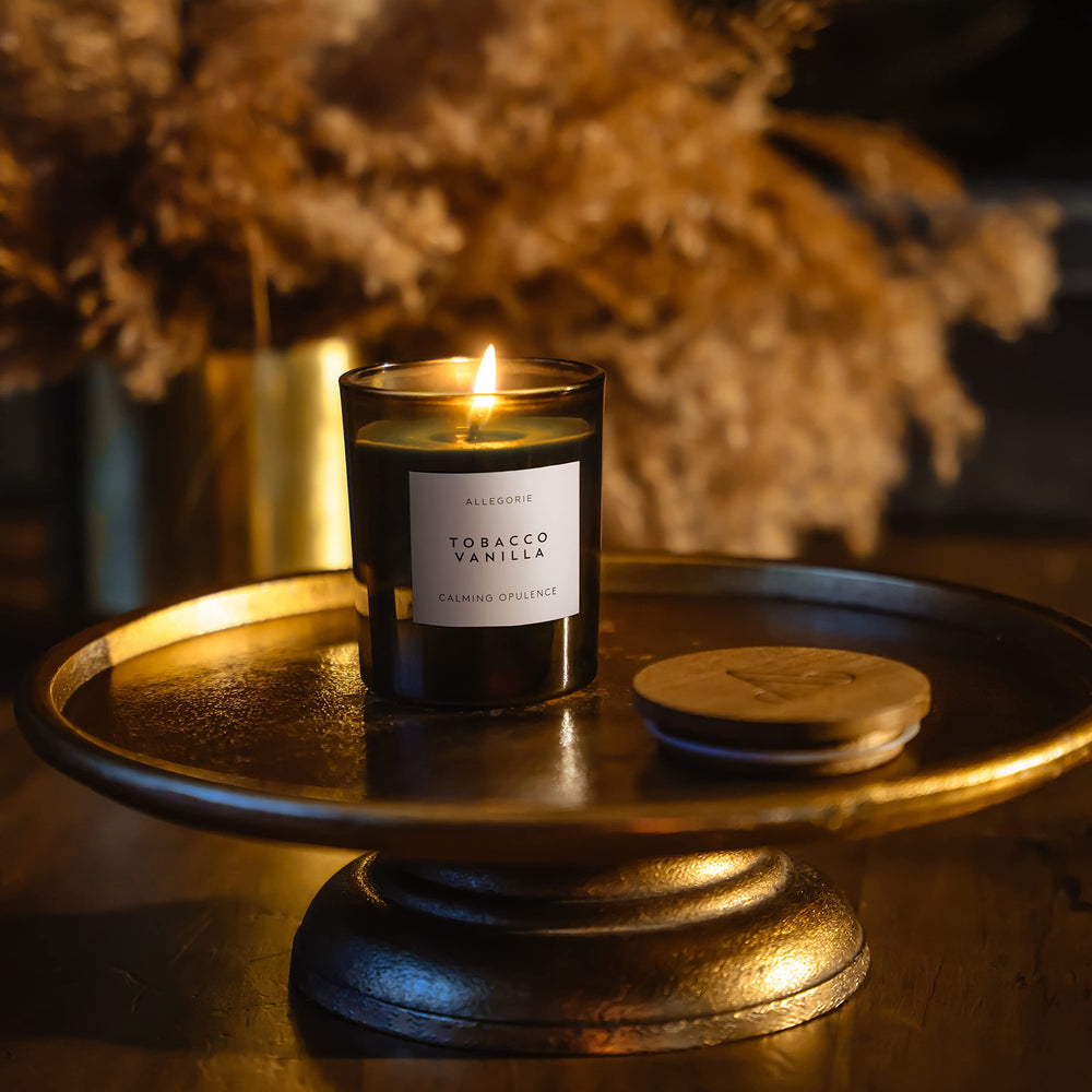 Allegorie natural soy wax close-up highlighting clean burn