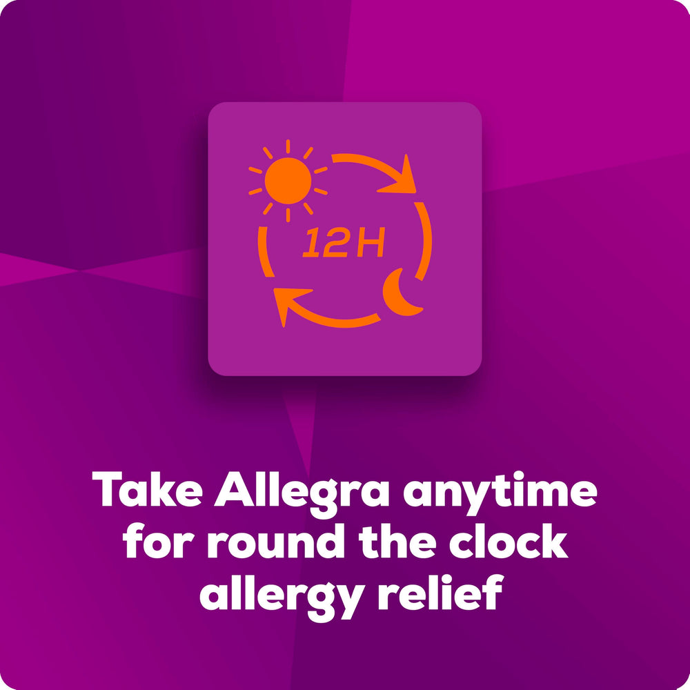 Allegra berry liquid closeup suggests tasty flavor and gentle administration for kids.