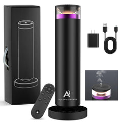 Allen Admonds Waterless Diffuser front view shows sleek design and room-wide fragrance.