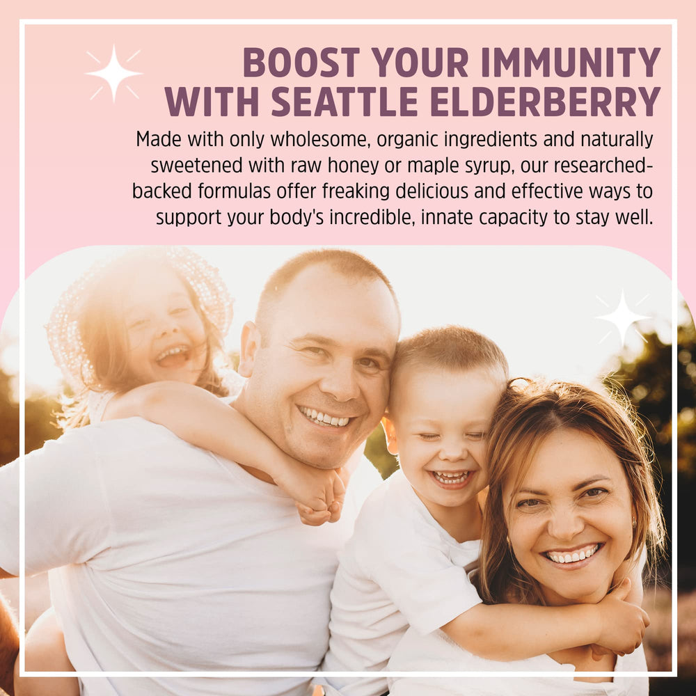 Seattle Elderberry to-Go allergy herbs blend with soothing botanicals