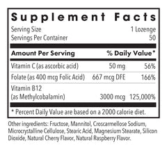 Allergy Research Group B12 lozenges arranged for convenient under-tongue use