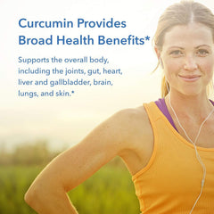 Pouring CurcuWIN 500 bottle emphasizing convenient daily intake.