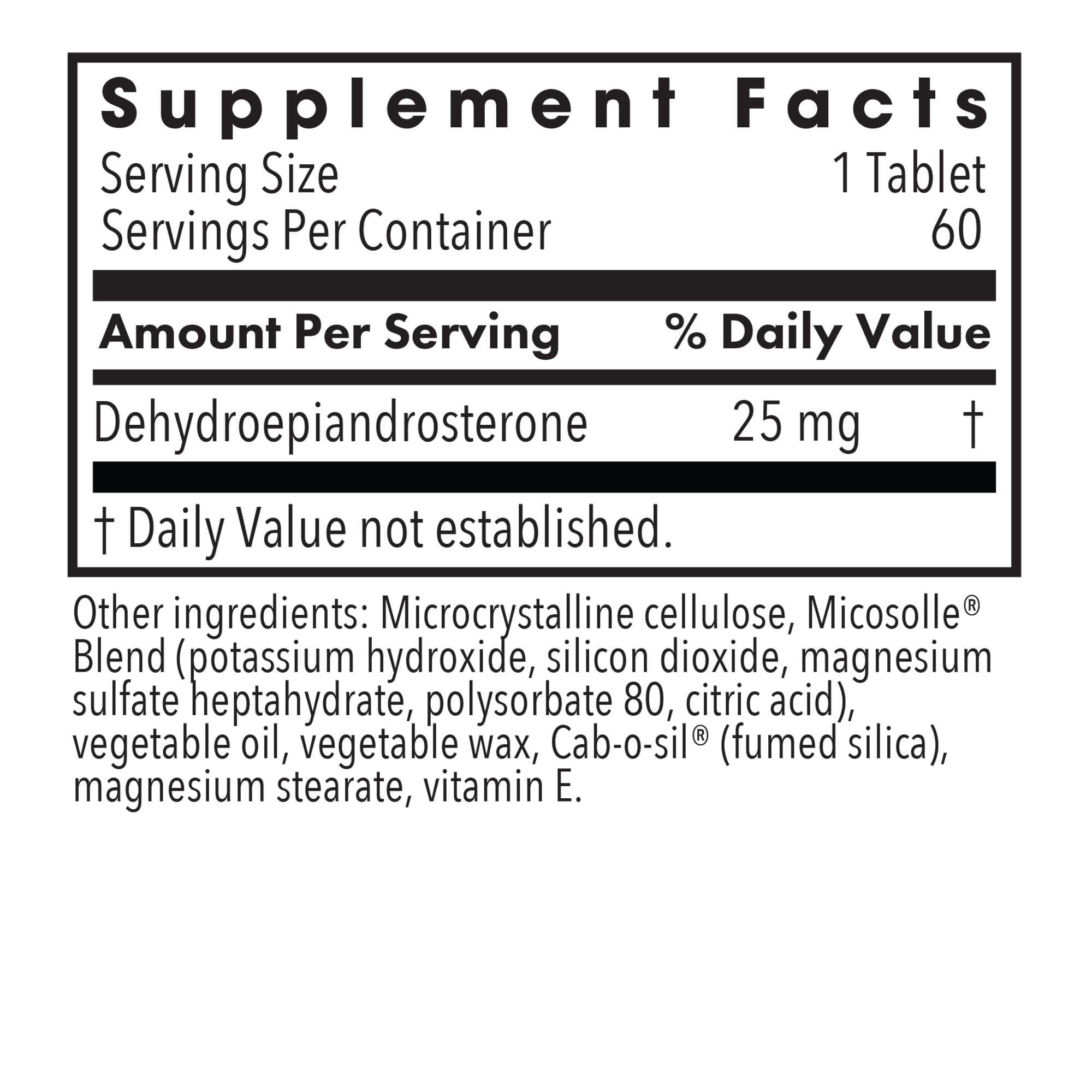 Allergy Research Group DHEA micronized lipid matrix for better absorption