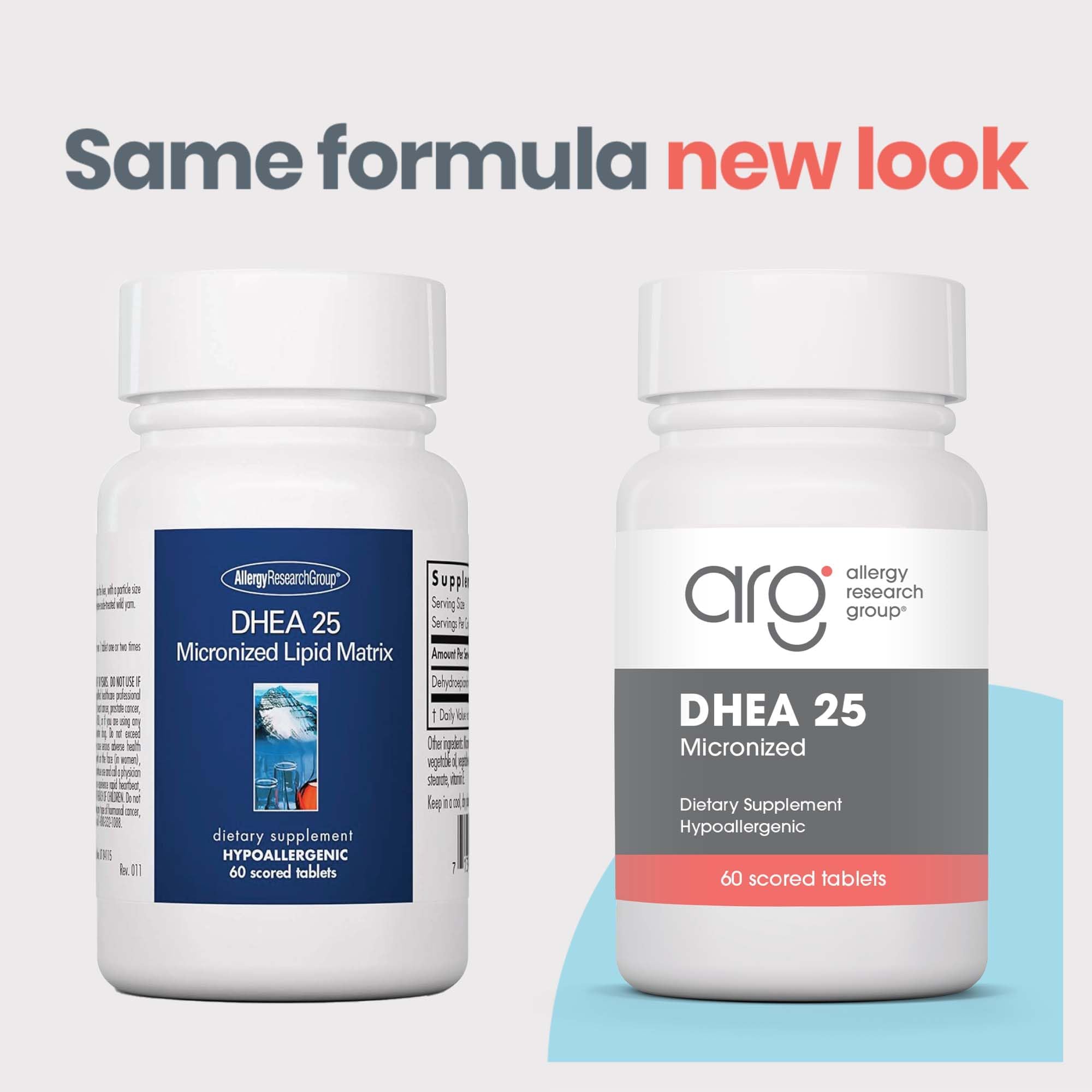 Allergy Research Group DHEA soy-free formula for sensitive diets