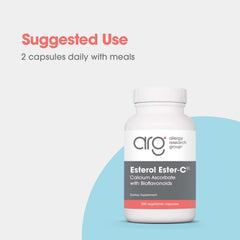 Allergy Research Group Esterol vegan capsules shown for plant-based daily wellness.