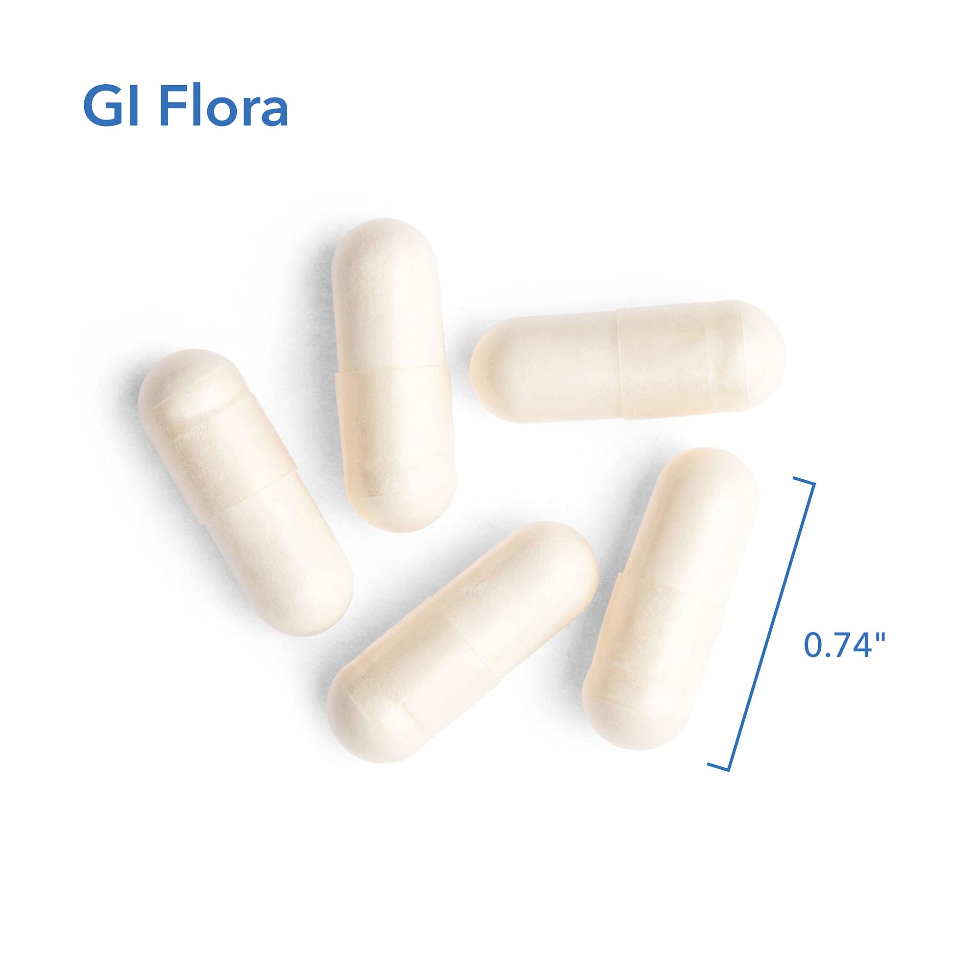 In-use shot of Allergy Research Group GI Flora Dairy Free capsules for daily support