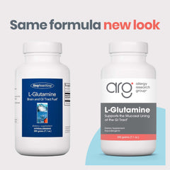 Allergy Research Group L-Glutamine powder dissolves easily in water for convenient use.