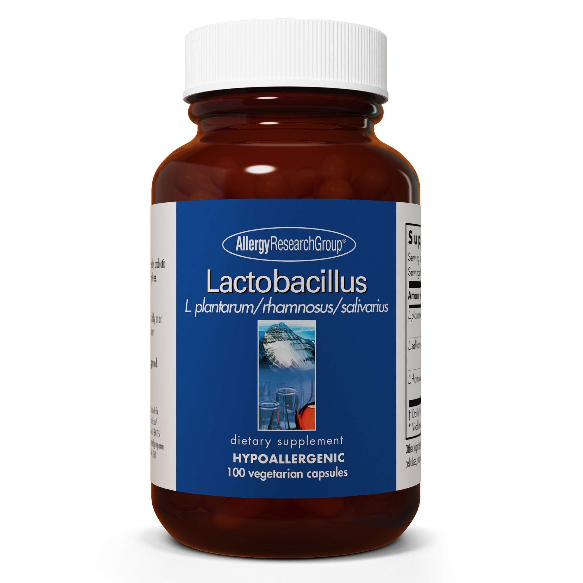 Allergy Research Group Lactobacillus three-strains bottle promotes gut balance and daily wellness