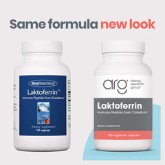 Bovine colostrum blend with Laktoferrin indicating immune-related factors.