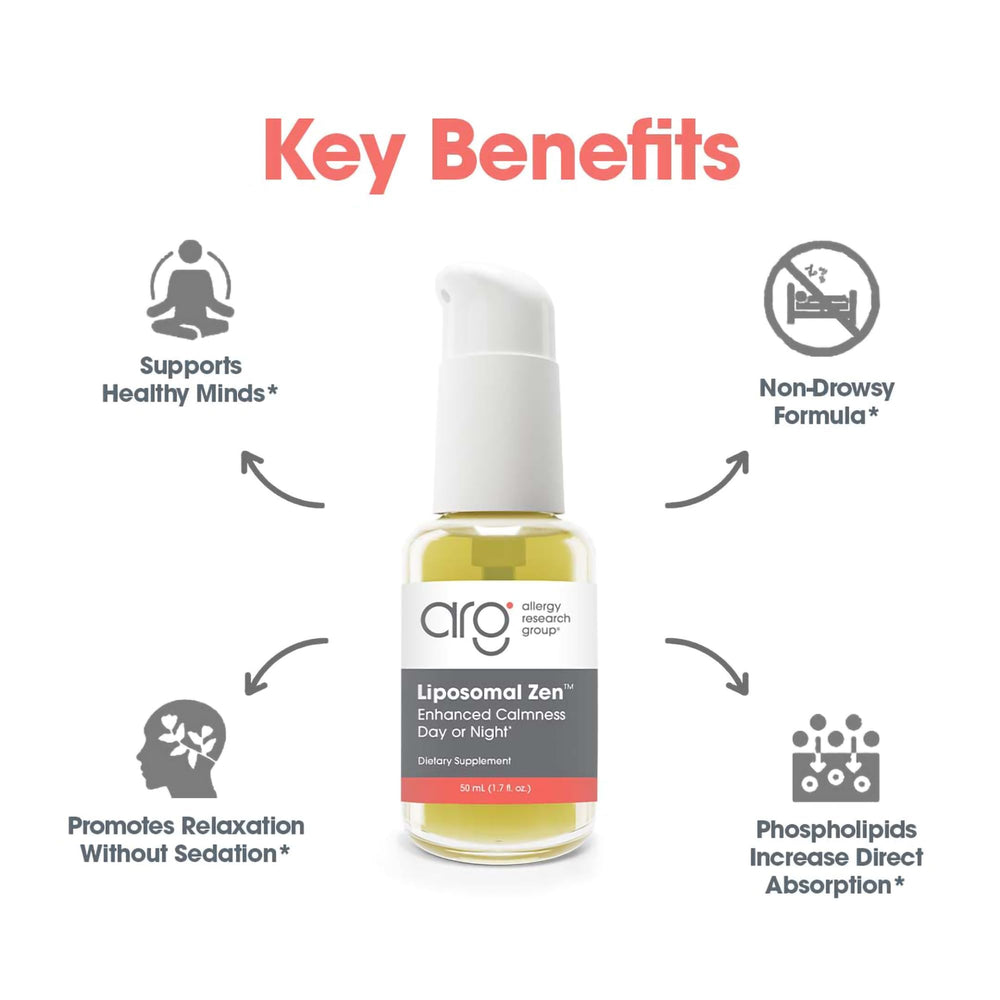 Allergy Research Group Liposomal Zen pump dispense for precise dosing
