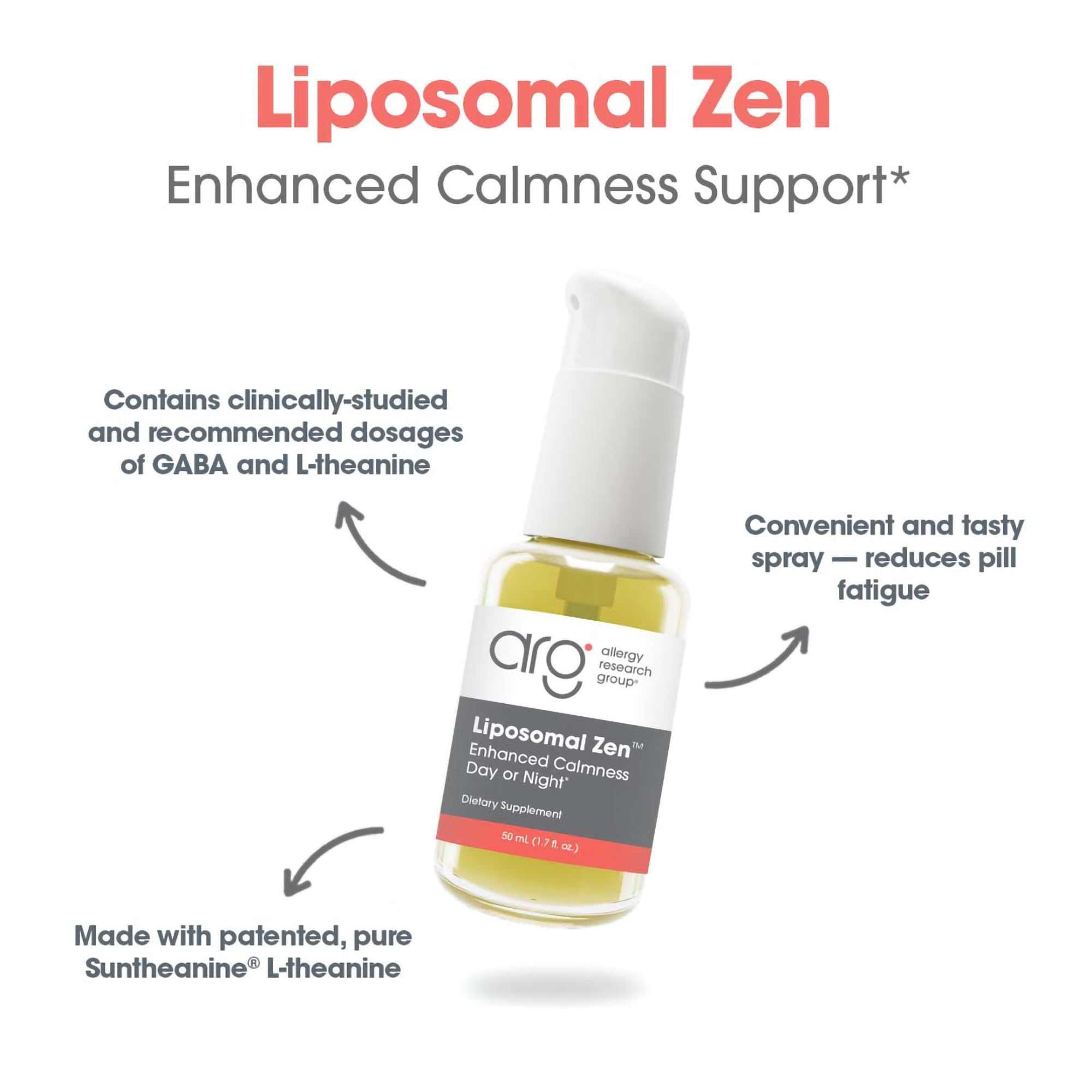 Allergy Research Group Liposomal Zen sunflower phospholipids highlight clean liposomal delivery