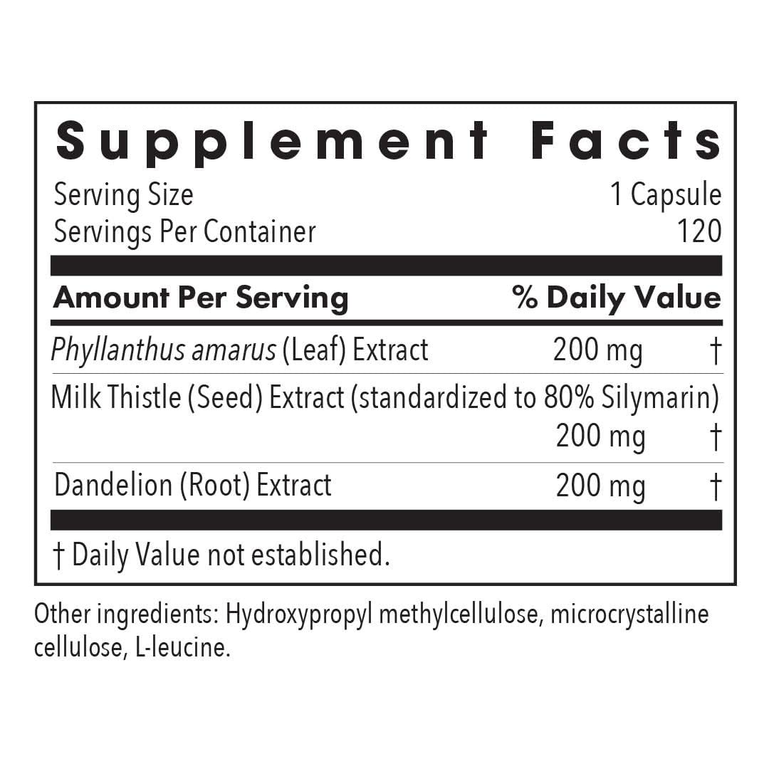Allergy Research Group Milk Thistle Plus capsules shown for easy daily detox support