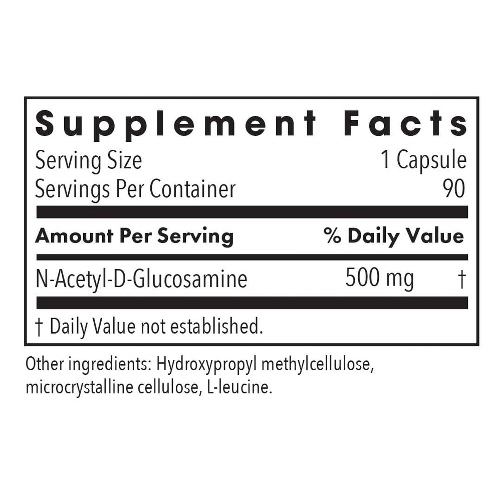 Close-up of NAG capsules highlighting vegan joint support.