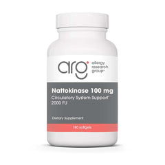 Allergy Research Group nattokinase 2000 FU softgels bottle for daily enzyme support
