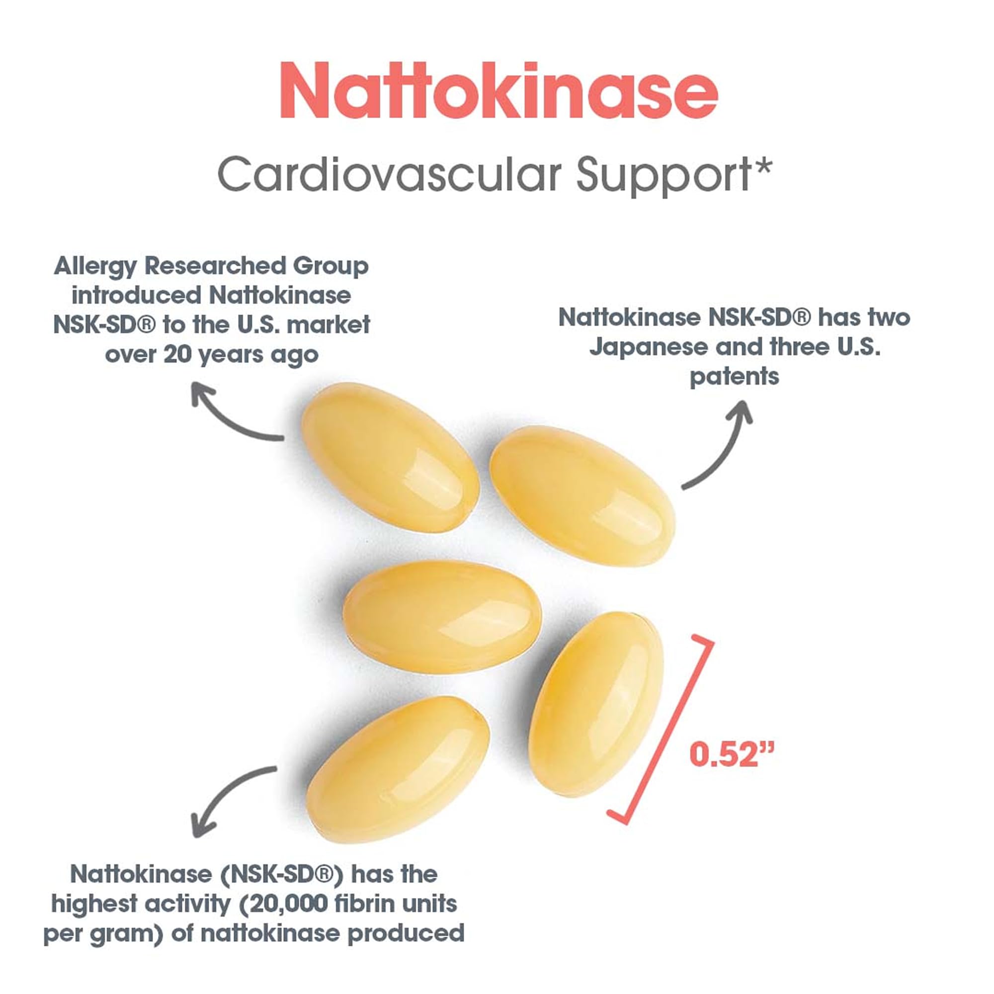 Allergy Research Group nattokinase NSK-SD enzyme action illustration