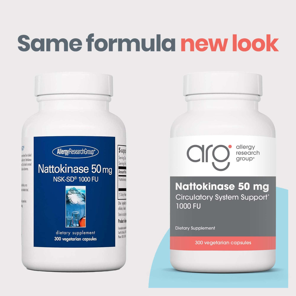 Close-up of NSK-SD 1000 FU potency on the capsule bottle for daily support