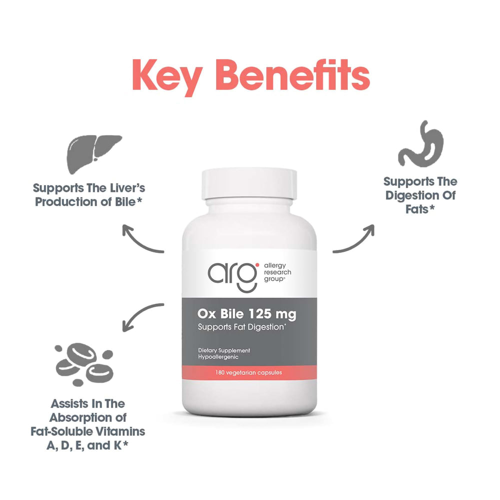 Ox Bile capsules pour image demonstrates convenient dosing.