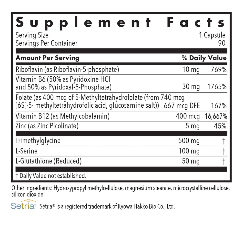 Allergy Research Group Setria Glutathione bottle emphasizes premium antioxidant support potential.