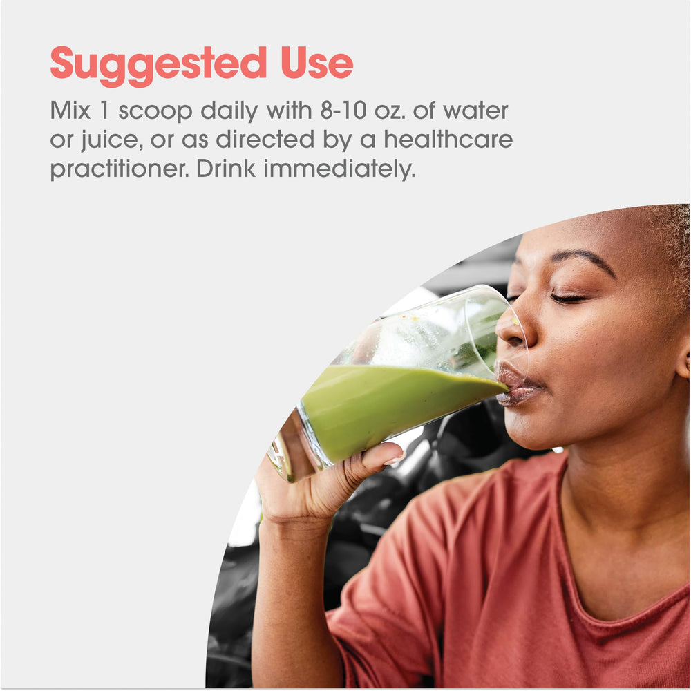 Allergy Research Group Super Greens probiotic DE111 bottle beside supplements
