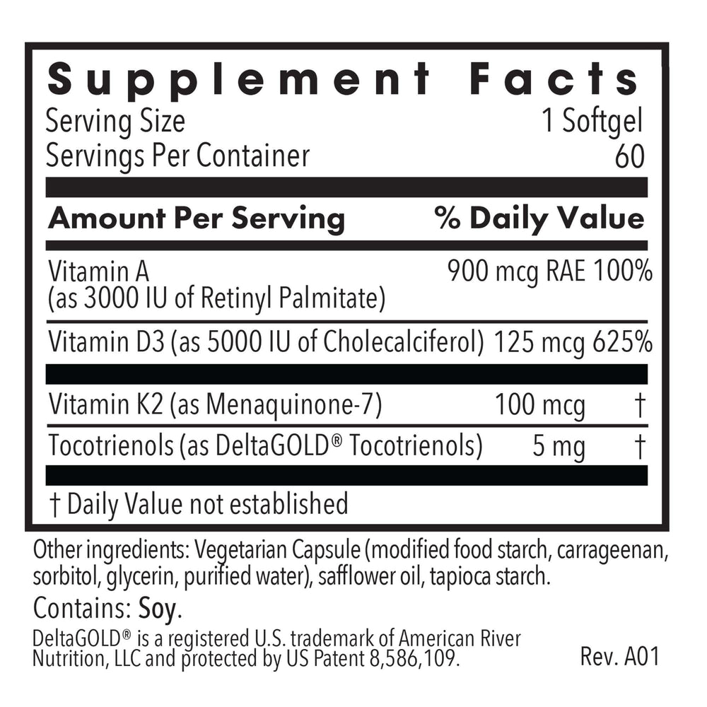 Allergy Research Group veggie softgels package emphasizes vegetarian-friendly D3-K2 blend
