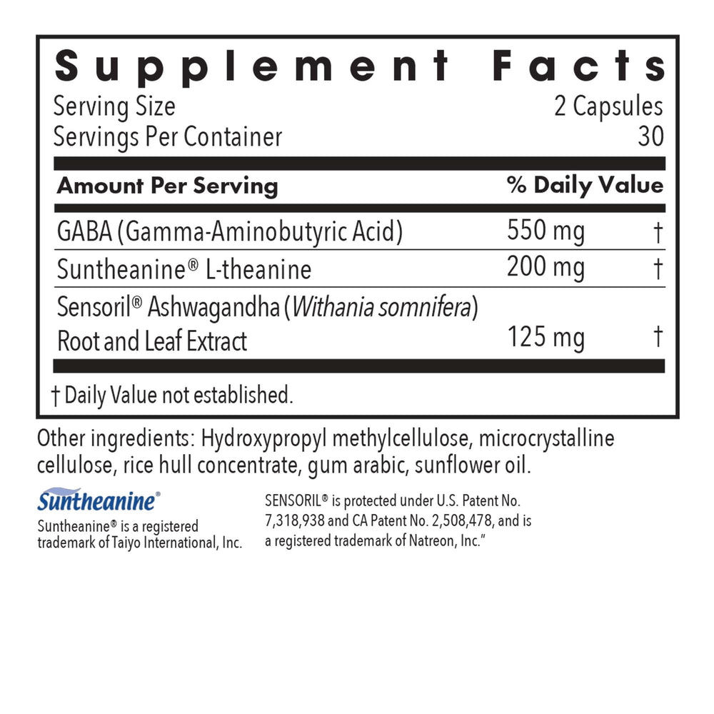 Allergy Research Group Zen Adapt features Sensoril Ashwagandha ingredient