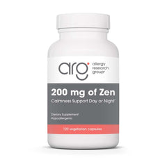 Allergy Research Group Zen bottle front displaying calm support.