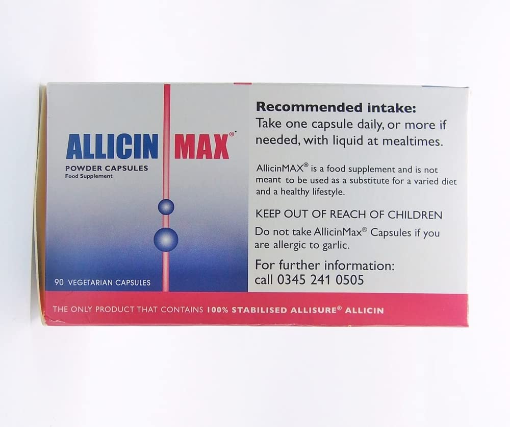 ALLICINMAX 2-pack packaging enables consistent daily supplementation.