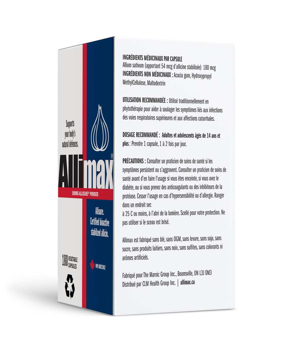 Allimax capsule dissolves in the stomach for easy absorption of allicin