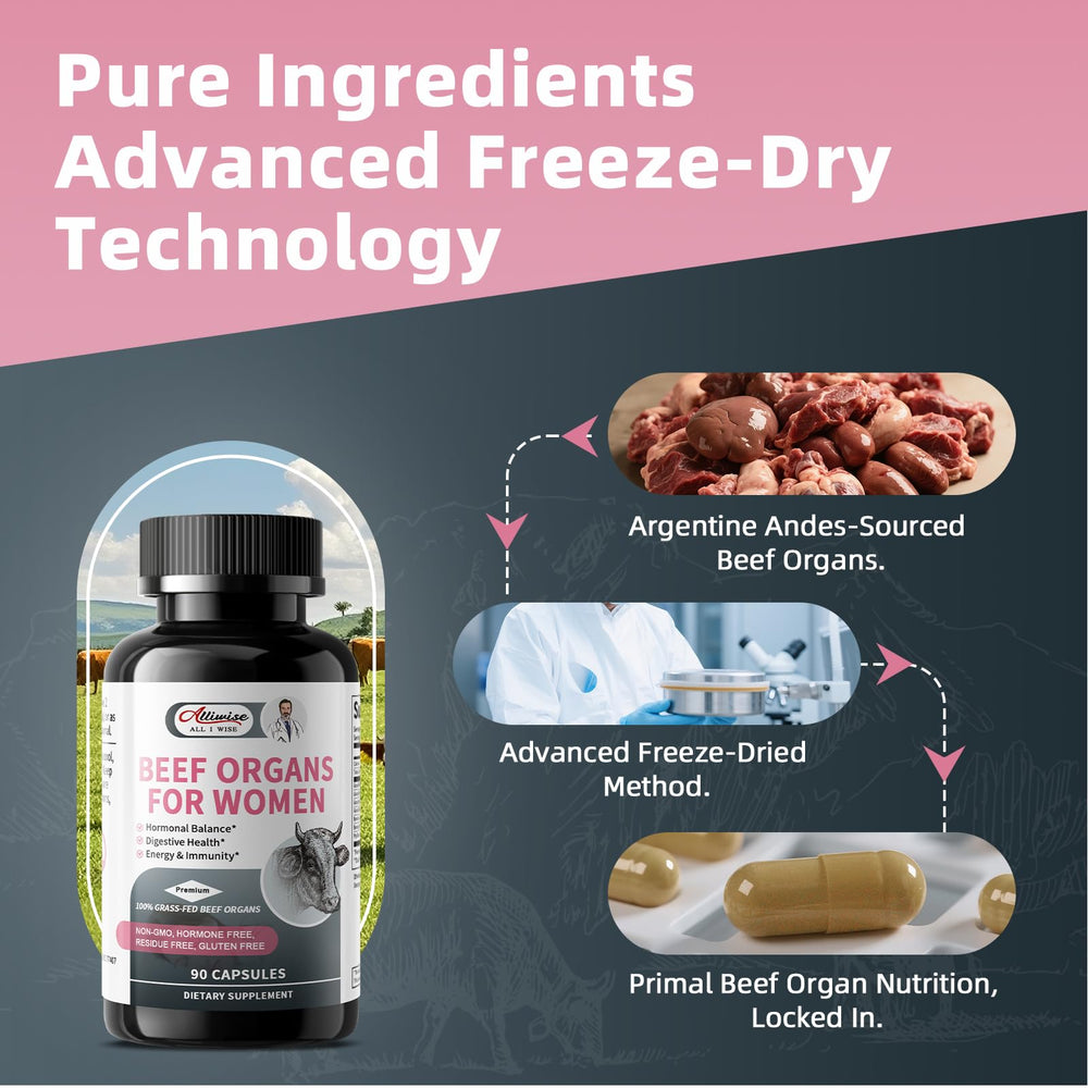 Alliwise freeze-dried capsules preserving nutrients for better absorption