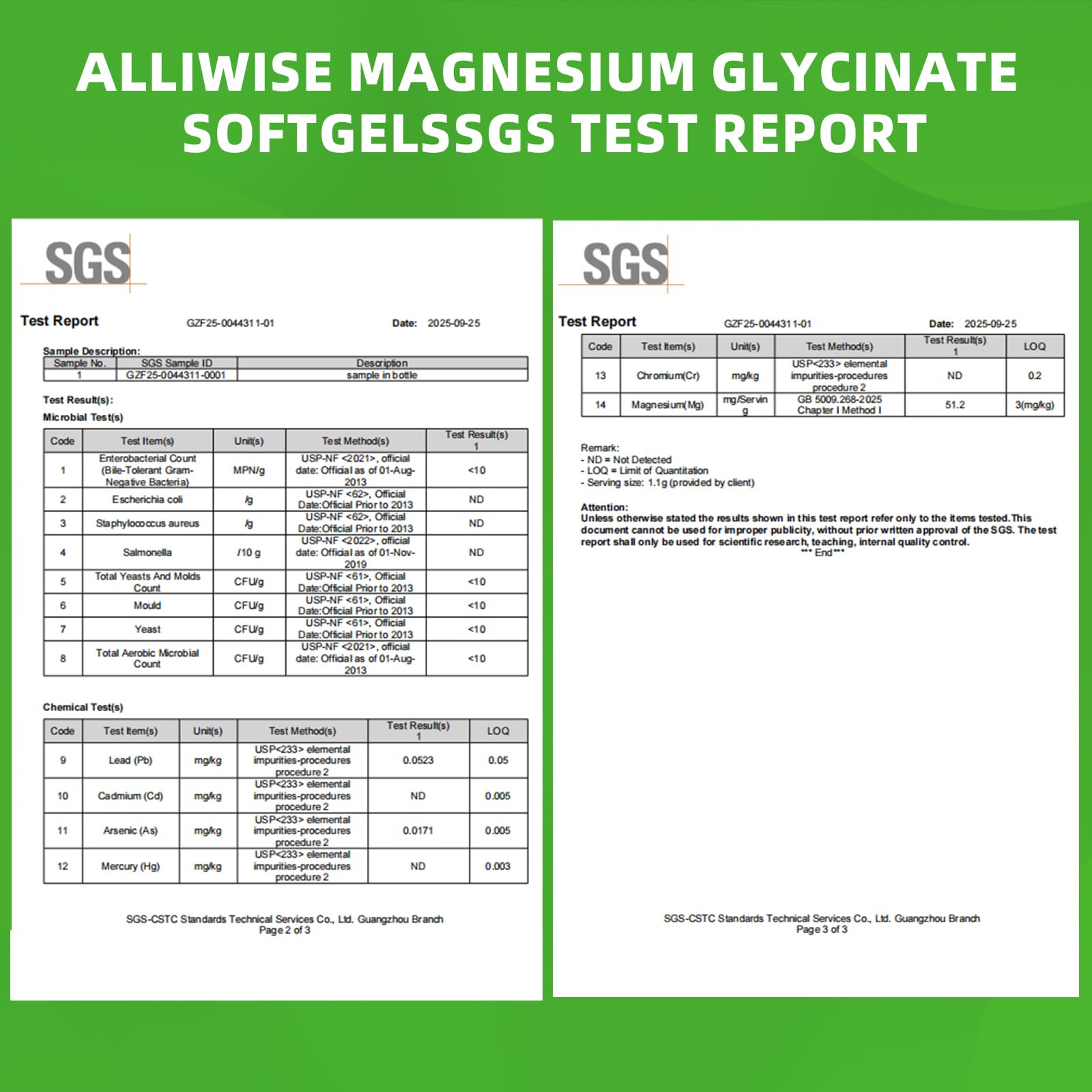 Alliwise Magnesium Glycinate Softgels easy-to-swallow for daily use.