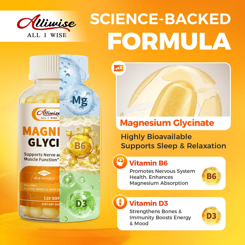 Alliwise muscle relaxation and nighttime comfort from easy-to-take softgels.