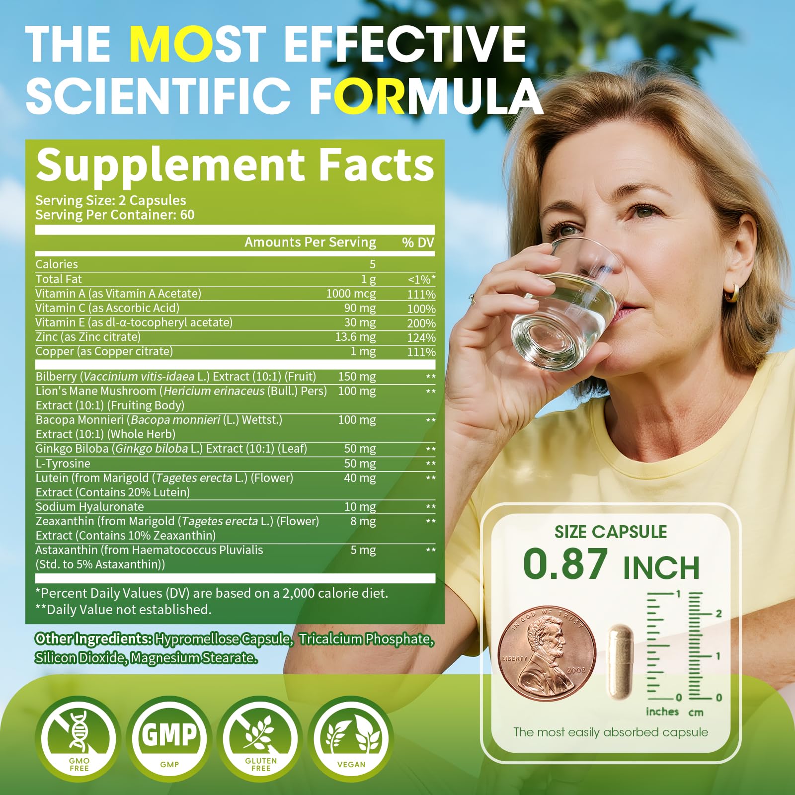 Alliwise neuro-boosting blend featuring Lion's Mane and Bacopa