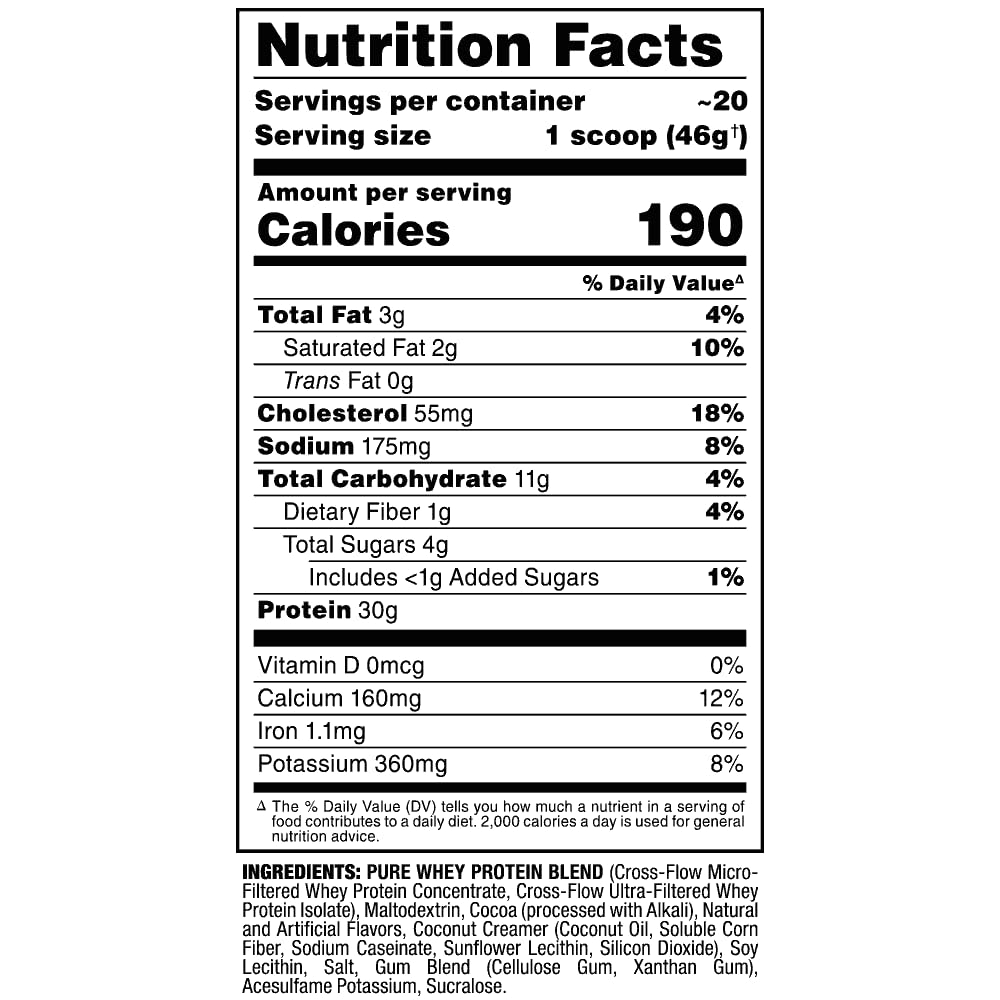ALLMAX ALLWHEY Chocolate 2lb cgmp facility logo suggests rigorous quality standards
