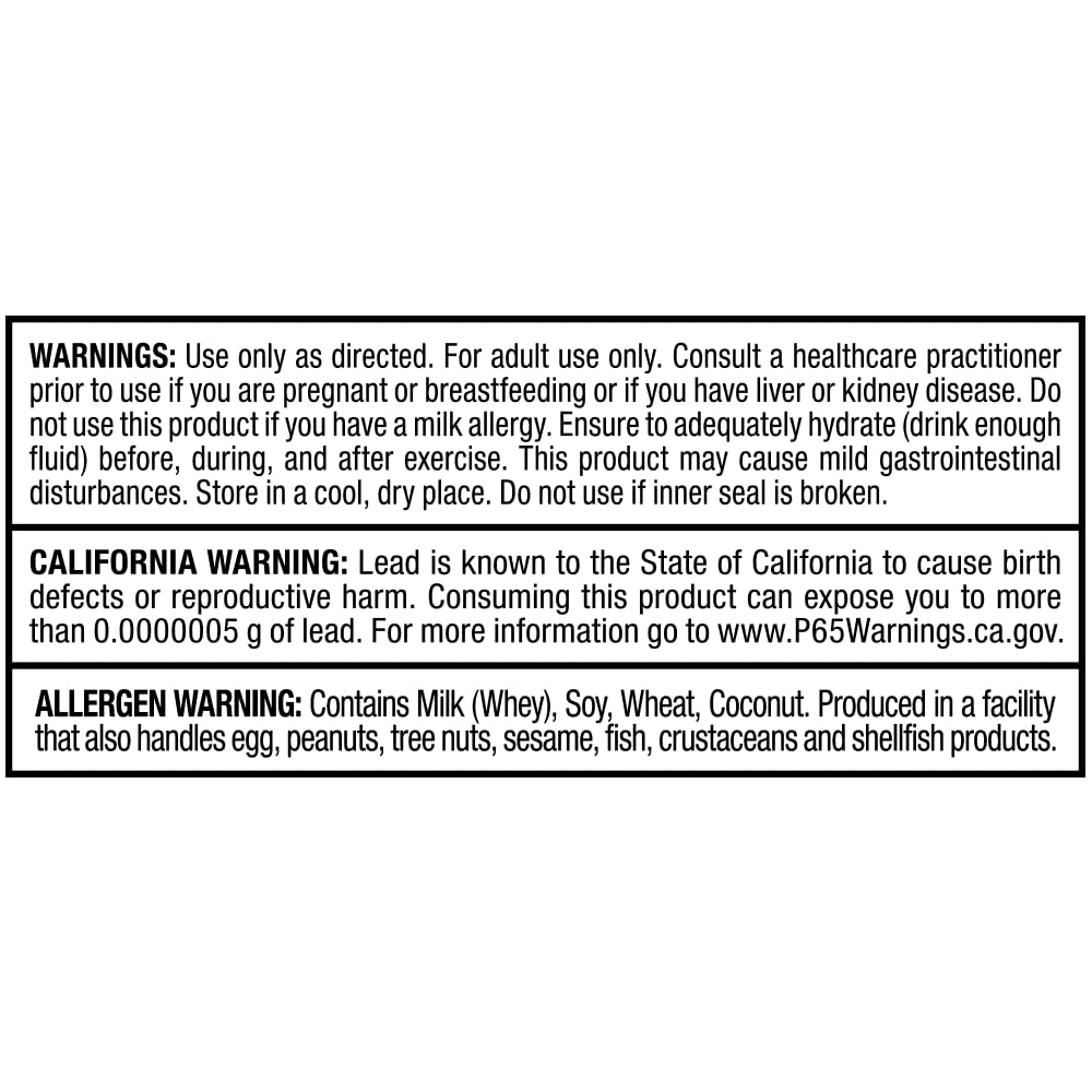 AllWhey Classic Vanilla 5lb ingredients list showing whey concentrate and isolate