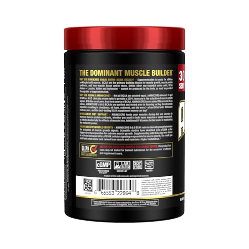 ALLMAX AMINOCORE scoop dispensing powder, easy to mix during training