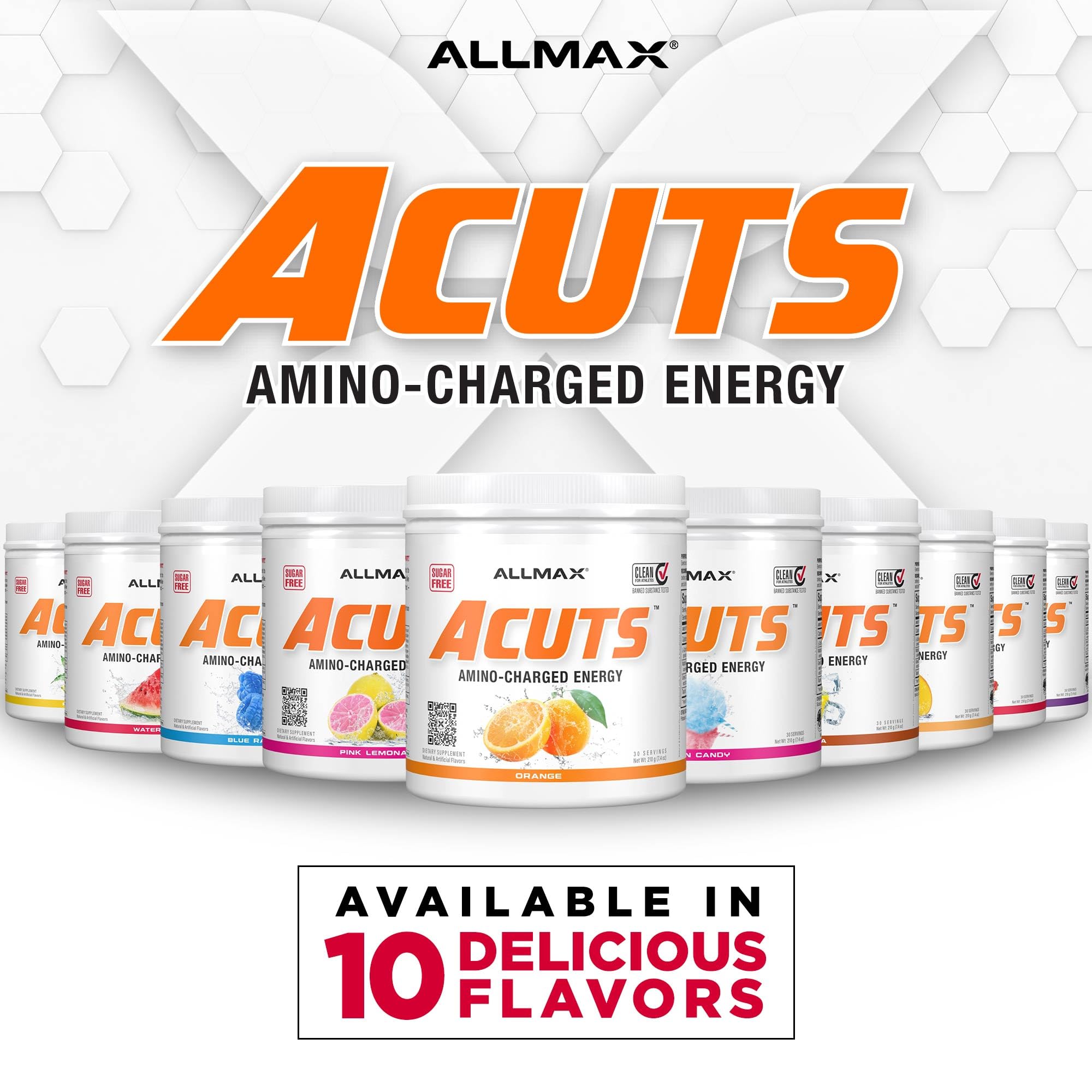 ALLMAX AMINOCUTS green coffee bean extract icon highlighting natural caffeine source.