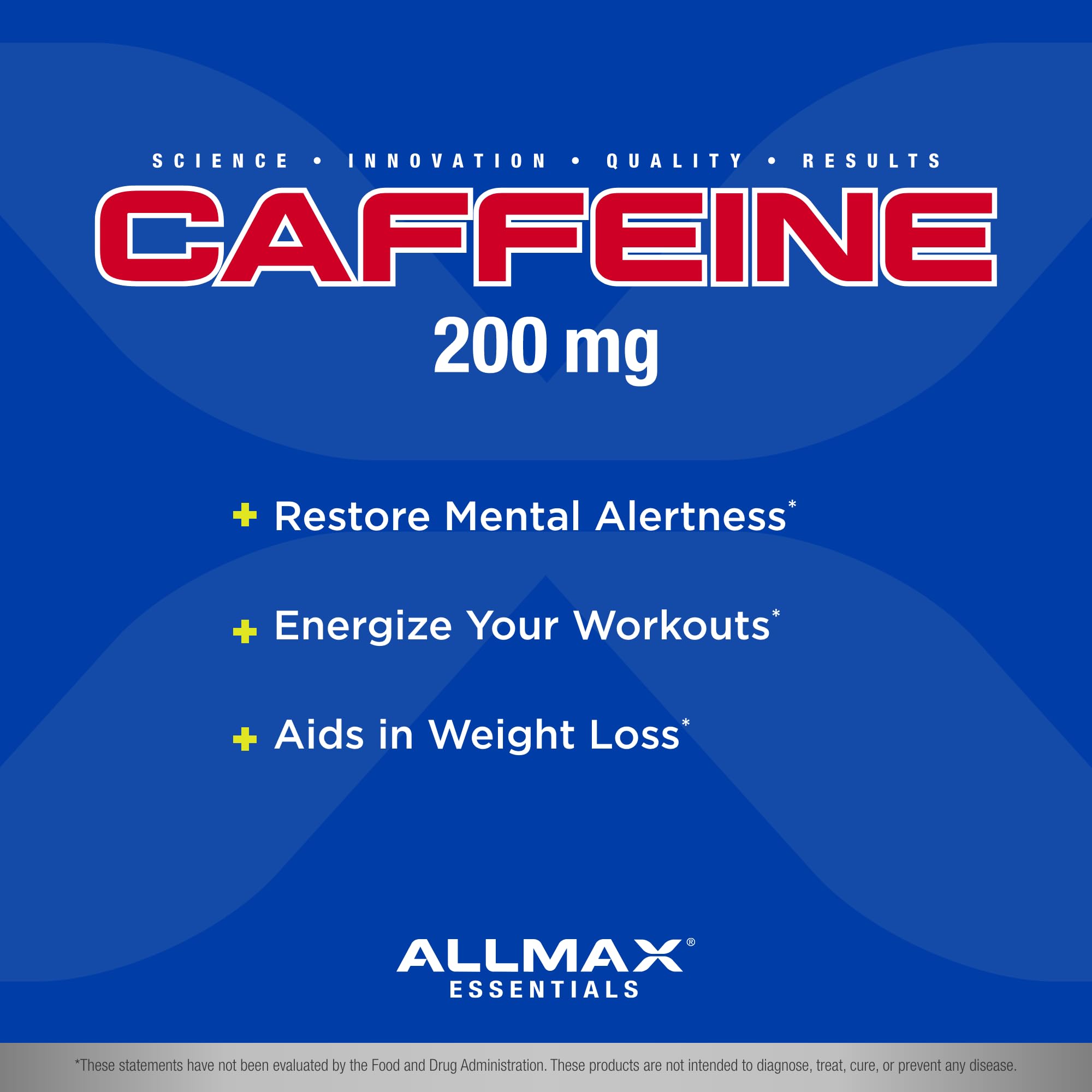 Tablets being dispensed from the AllMax bottle for quick energy