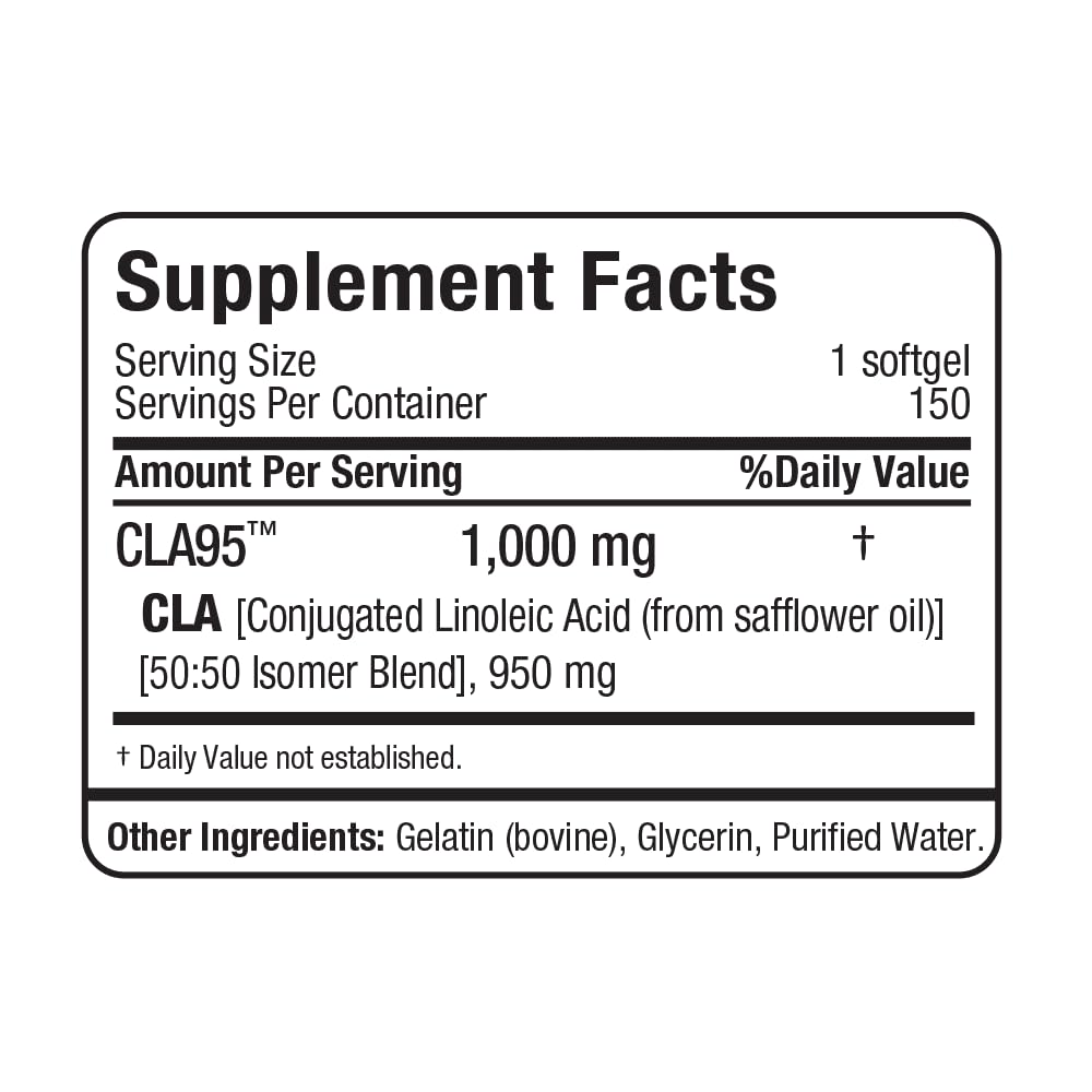ALLMAX CLA95 bottle on gym bench for active lifestyles.