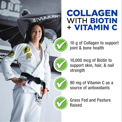 ALLMAX collagen unflavored powder blended into smoothie for daily use