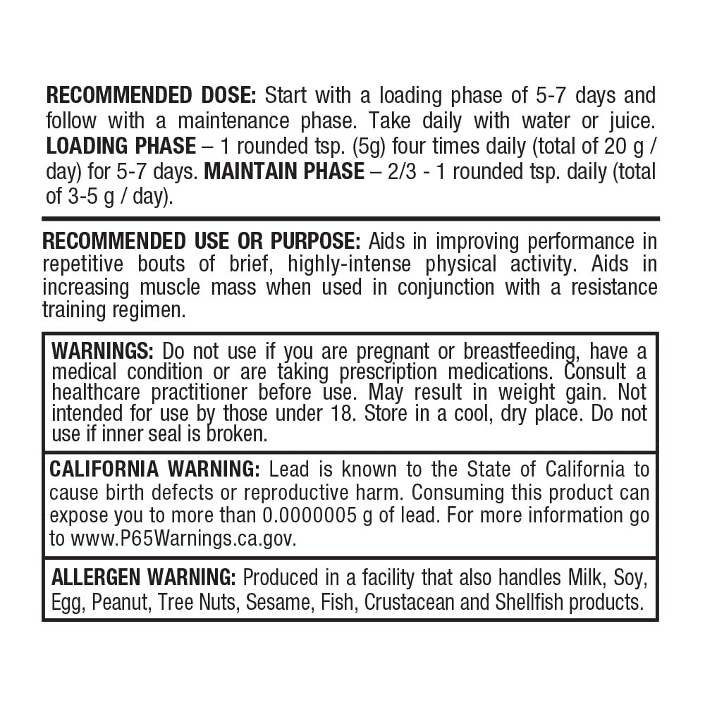 AllMax Creatine Monohydrate dissolves easily after mixing in water