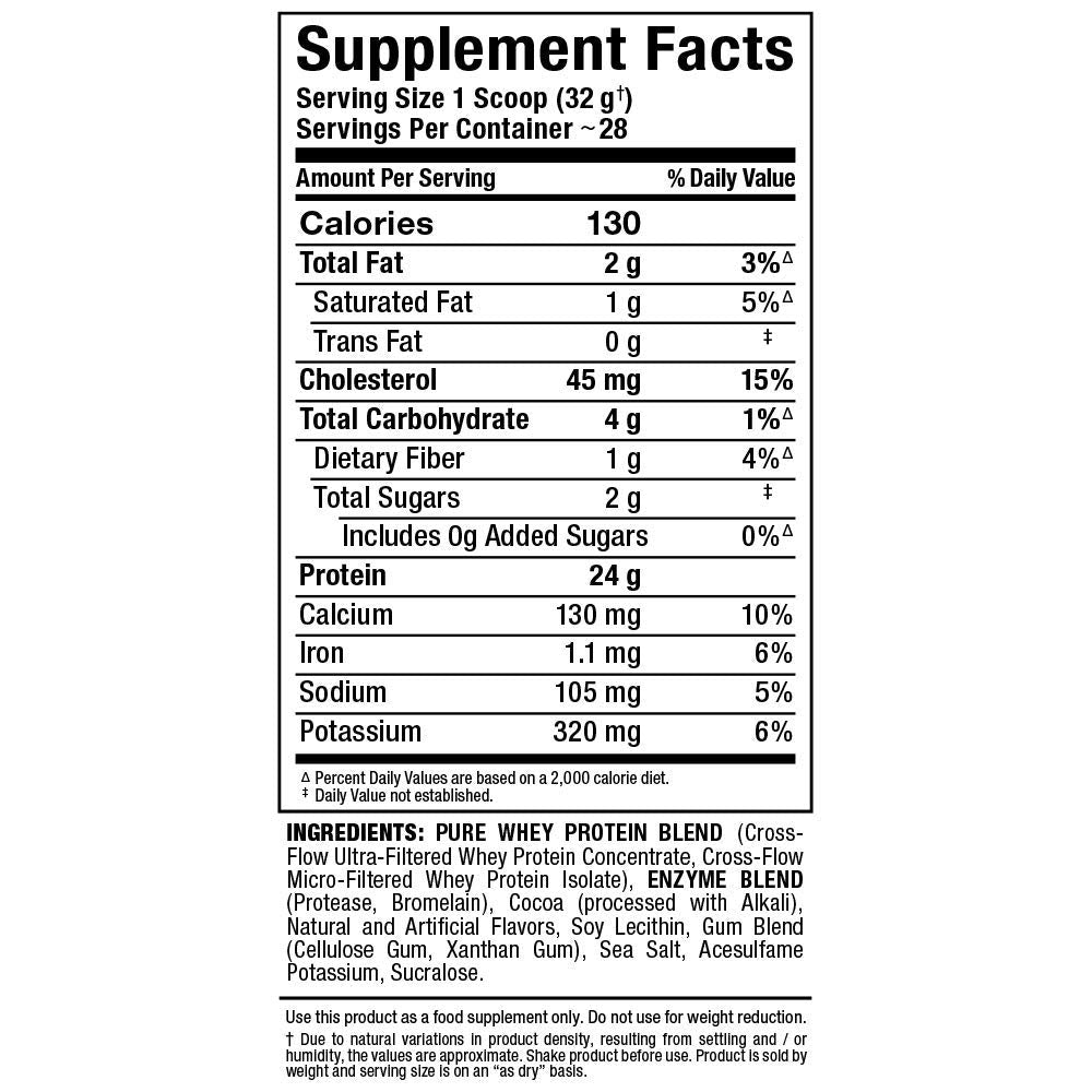 AllMAX Gold ALLWHEY microfiltration reduces lactose and fat for easier digestion