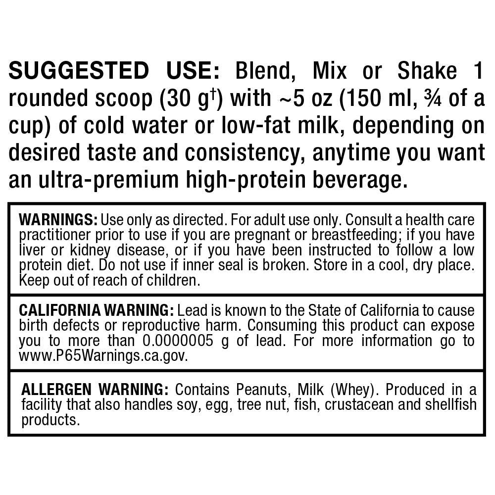 ALLMAX ISOFLEX creamy shake in glass with rich chocolate aroma